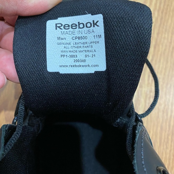 Men’s boots, Reebok. Genuine leather upper, size 11. USA made, never used, new. main image 10